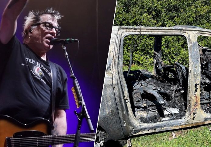 The Offspring ontsnapt aan brand in eigen auto