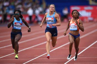 Schippers zesde op 100 meter op Diamond League in Birmingham