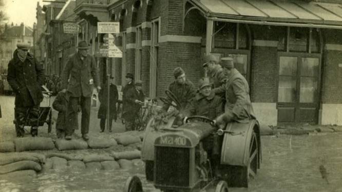 Toen het water van de Rijn begin 1926 zorgde voor watersnood in Arnhem [FOTO’S]