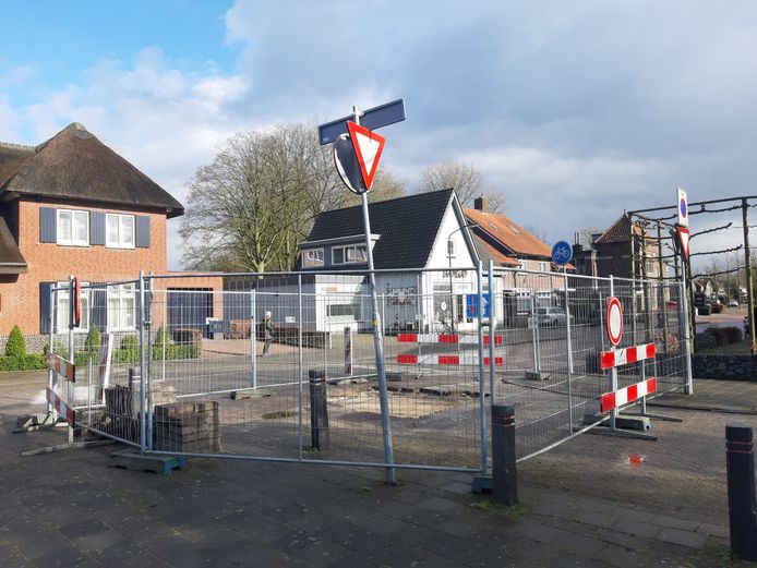 Zinkgat op de hoek van de Gemullehoekenweg en Scheepersdijk in Oisterwijk.
