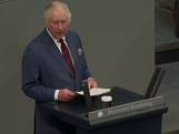 Koning Charles speecht in het Duits voor parlement