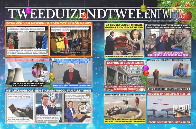 het gat van het jaar Beeld Humo