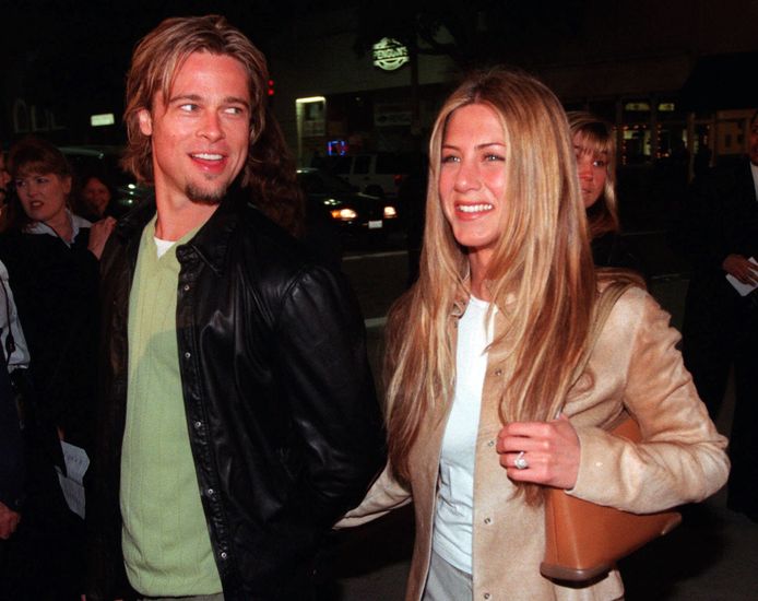 Brad Pitt en Jennifer Aniston