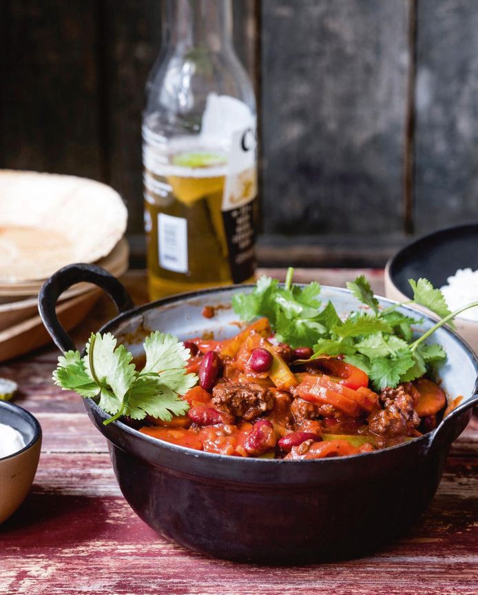 Chili con carne van Jeroen Meus Nina kookt hln.be