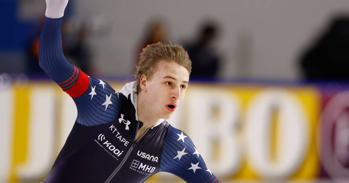 Amerikaanse sensatie Jordan Stolz houdt Thomas Krol van wereldtitel met ...