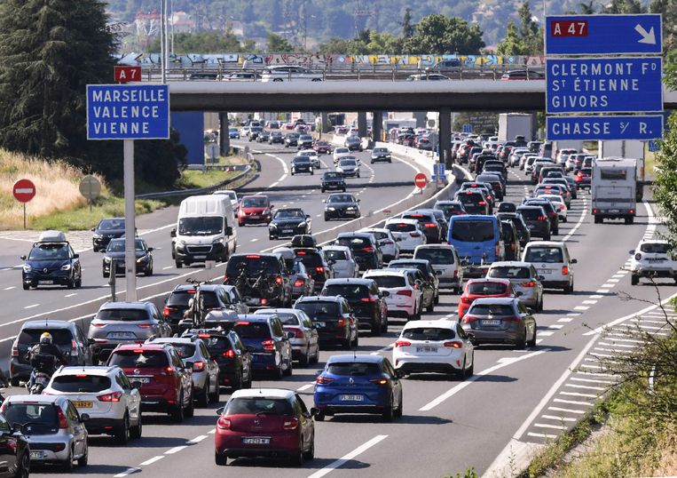 Sabato Holiday Meeting alla A7, Route du Soleil.  Immagine AFP