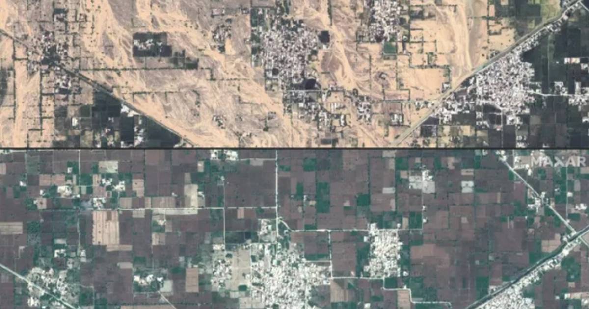 Le immagini satellitari mostrano prima e dopo i danni causati dalle gravi inondazioni in Pakistan: ‘catastrofe climatica senza precedenti’ |  All’estero