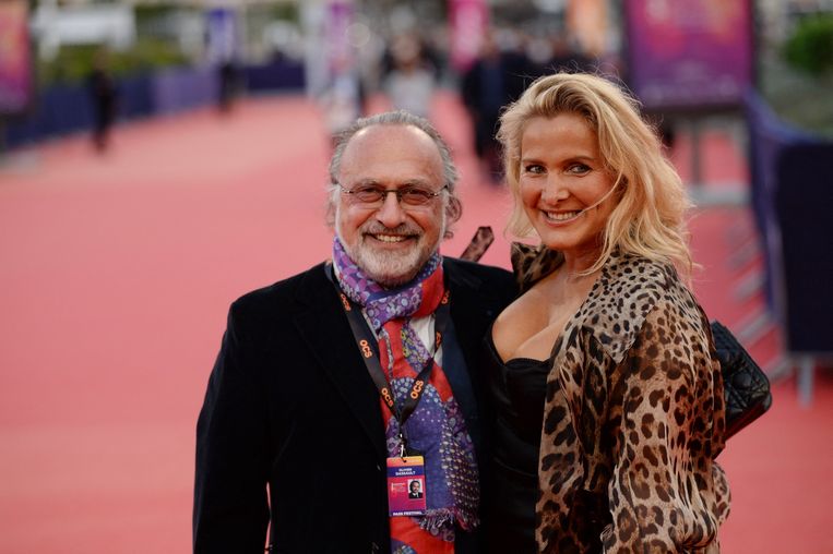 Olivier Dassault met zijn vrouw Natacha Nikolajevic. Beeld Photo News