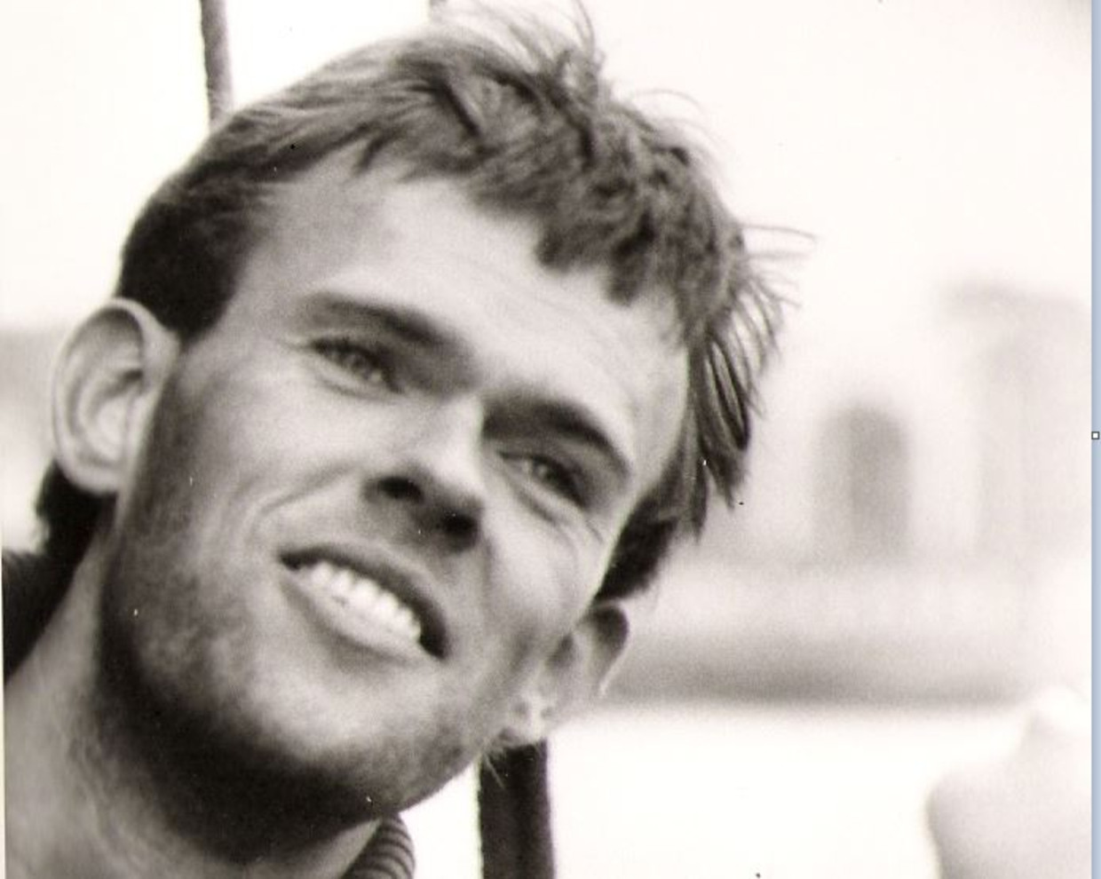 Nico de Boer in 1987 Beeld Privébezit