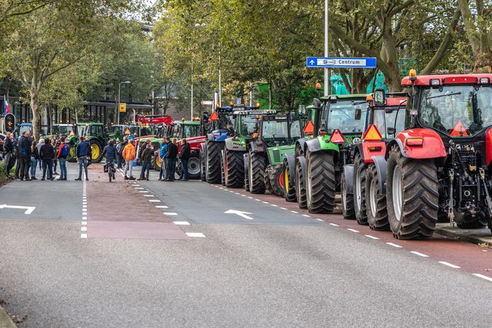 Straten stonden bomvol met trekkers in Zwolle. Precies om dat moment, om 11.55, kreeg de wijkbewoonster haar parkeerbon. ,,Heel klierig.”