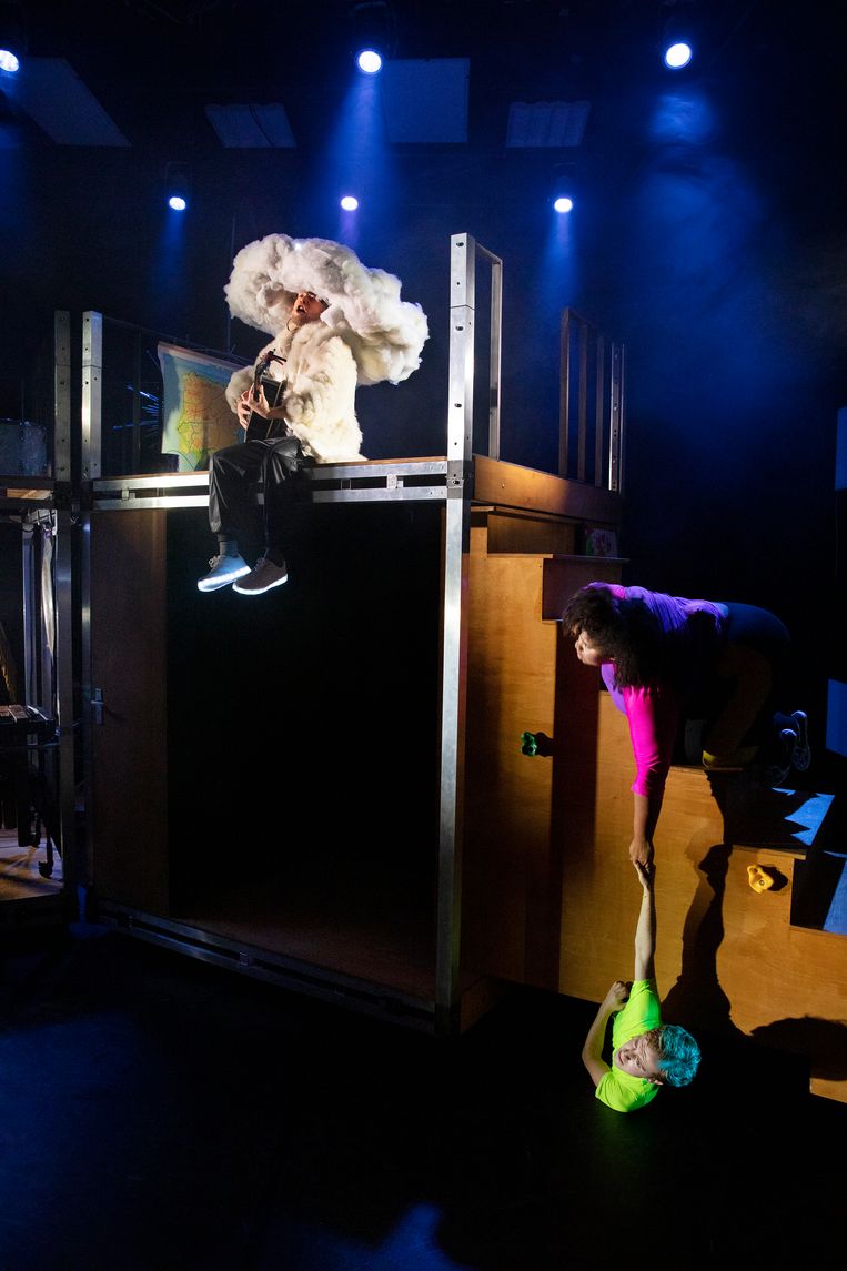 Koning Bowi van Theater Sonnevanck. Beeld Sanne Peper