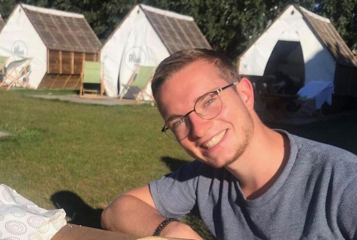 Floris Cathry (23) uit Vleteren, in betere tijden.