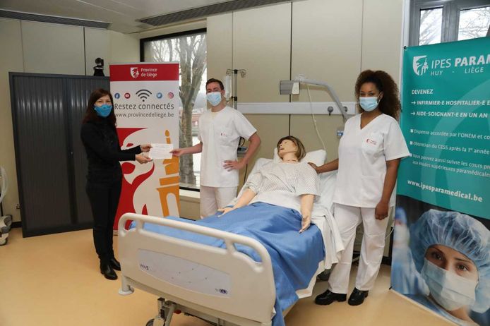 78 nouveaux infirmiers à Liège, Huy et Verviers.