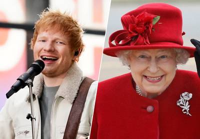 Ed Sheeran zingt zondag liefdeslied voor koningin Elizabeth en Philip