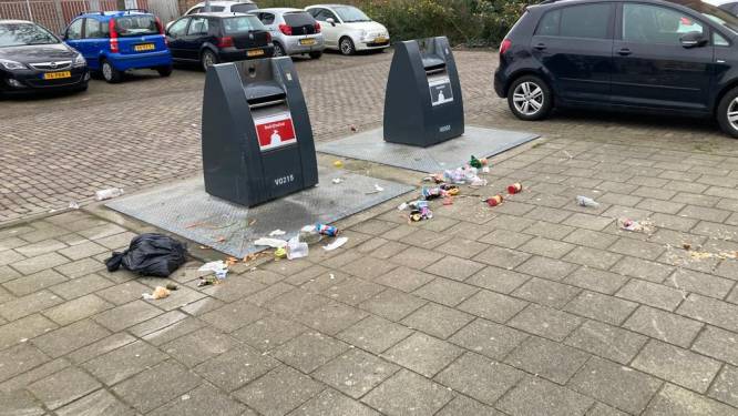 Veel afval in centrum Vlissingen door afgesloten containers: SGP eist oplossing