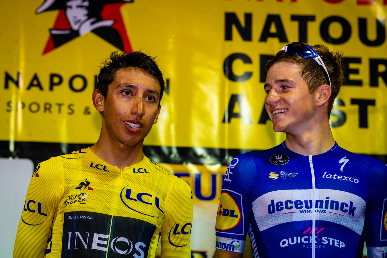 Remco Evenepoel et Egan Bernal: deux sacrés jeunes clients, qui impressionnent Chris Froome.