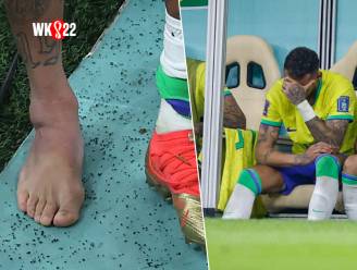 Braziliaanse ster Neymar mist al zeker volgende groepsmatch tegen Zwitserland door enkelblessure
