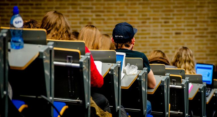 Collegezaal van de Universiteit Tilburg Beeld ANP