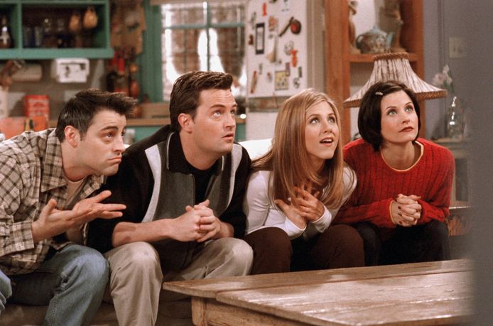 Matt LeBlanc , Matthew Perry , Jennifer Aniston en Courteney Cox.