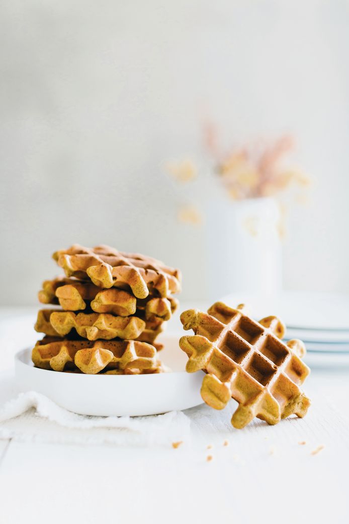 Sweet potato waffles from Sandra Bekkari
