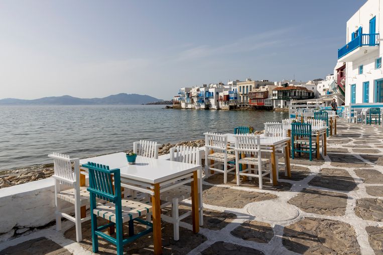 Het Griekse eiland Mykonos. Beeld Getty Images