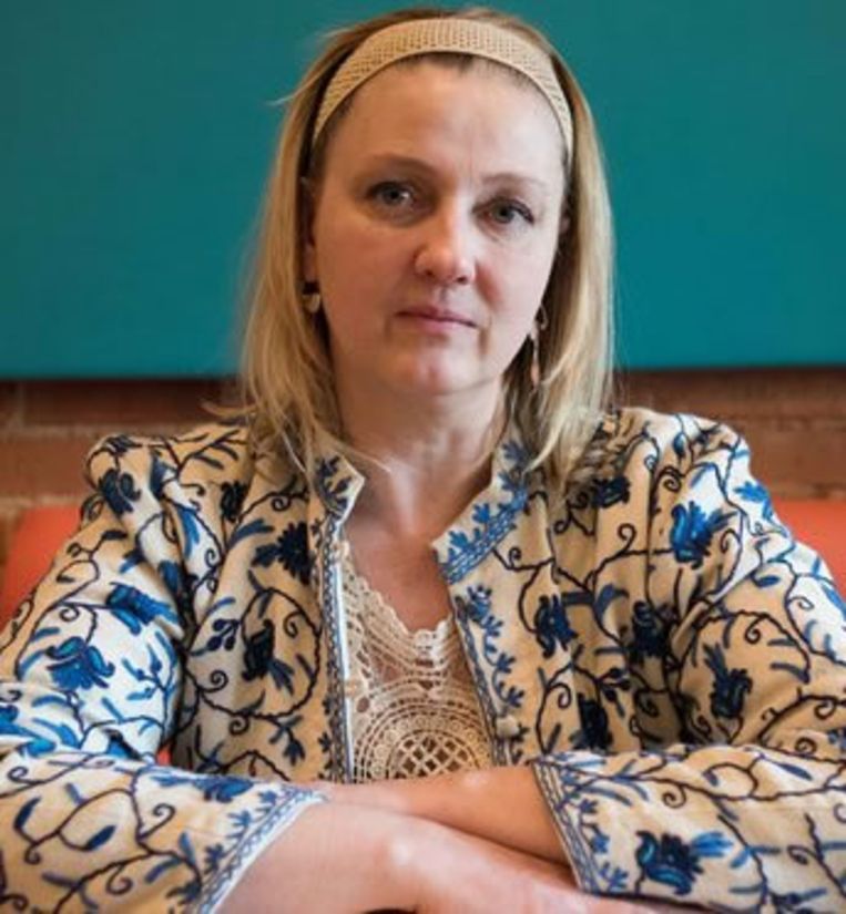 De zoon van Alexis Pleus overleed aan een overdosis, volgens haar is dit een direct gevolg  van de acties van Purdue Pharma. Beeld Truth Pharm