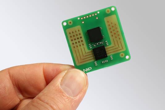 Een chip van Nederlandse fabrikan NXP. Talloze halfgeleiders worden met atoomlaagdepositie véél sneller.