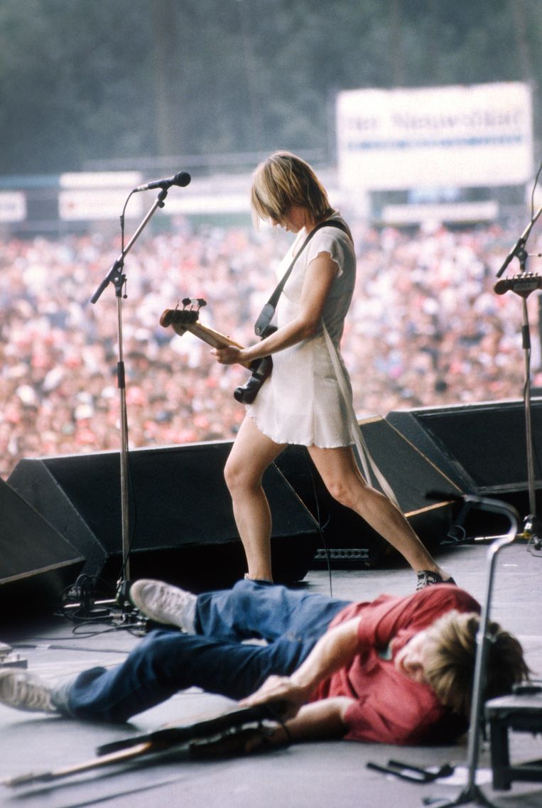 Sonic Youth op Torhout-Werchter, 1993. Beeld gie Knaeps