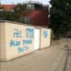 Leuvense moskee besmeurd met racistische graffiti