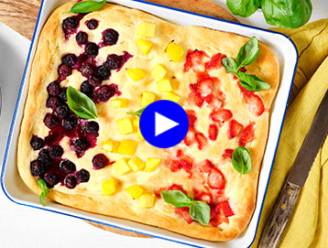 La dolce vita: deze fruitige focaccia is het ideale ontbijt of tussendoortje