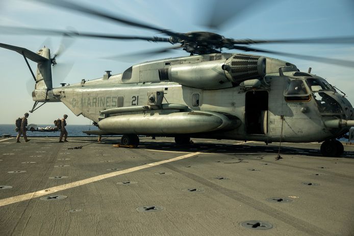 Illustratiebeeld van een CH-53E Super Stallion
