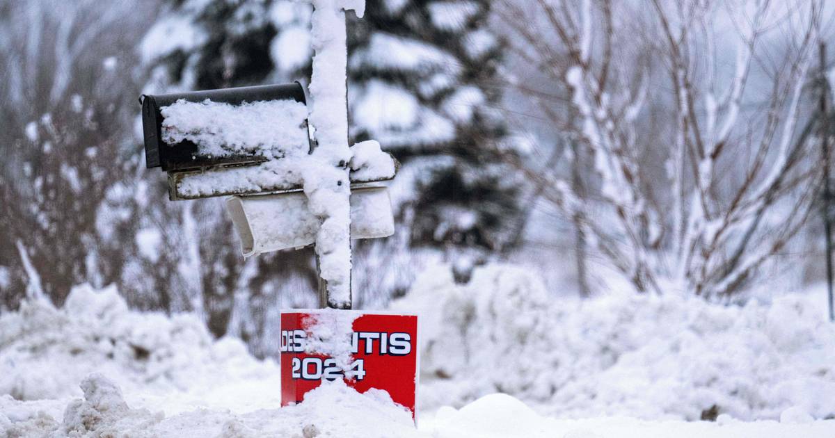 Ahead of the first Republican primaries, a “dangerous winter storm” hits the US state of Iowa |  outside