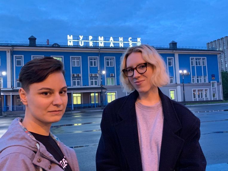 Fearless: The Women Fighting Putin - Documentaire (GBR-2021) - Sarah Collinson - Caption: Violetta Grudina en Natasha Murmansk Beeld © VRT