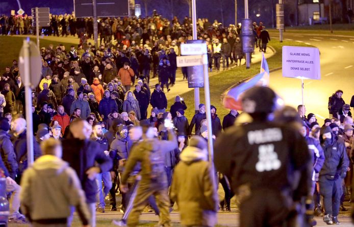 Betogers in Rostock