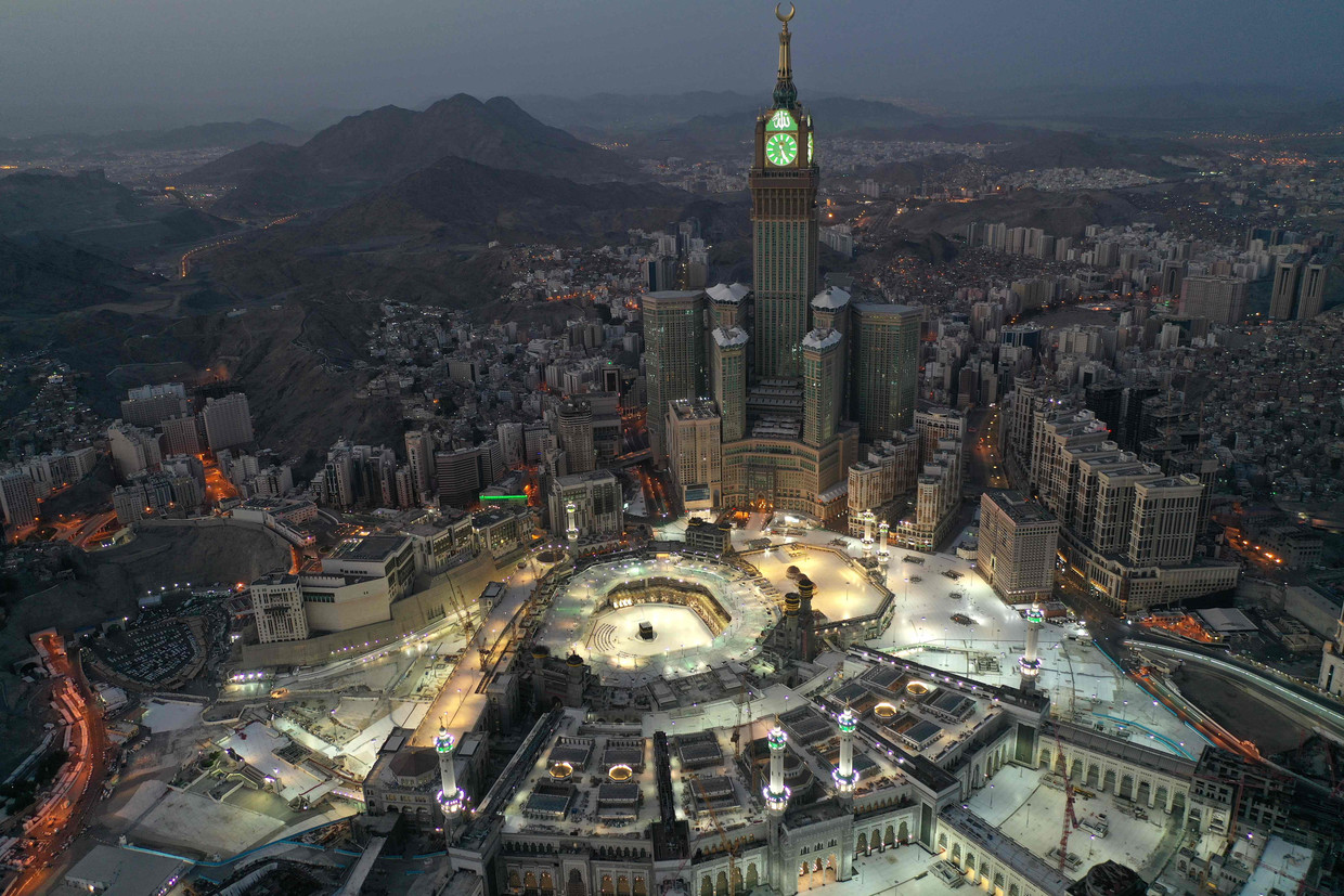 De heilige stad Mekka, eind vorige maand. Beeld AFP