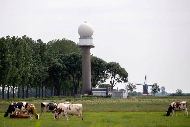De naastgelegen KNMI-radar.  Beeld Merlin Daleman