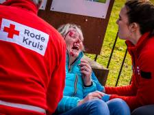 ‘Grootschalige bijstandsoefening’ van het Rode Kruis in Hertme: ‘Vandaag mogen er fouten worden gemaakt’