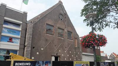 Oude façade van Pniëlkerk weer even zichtbaar