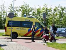 Aanrijding tussen fietser en scooter op M.A.de Ruijterlaan in Goes