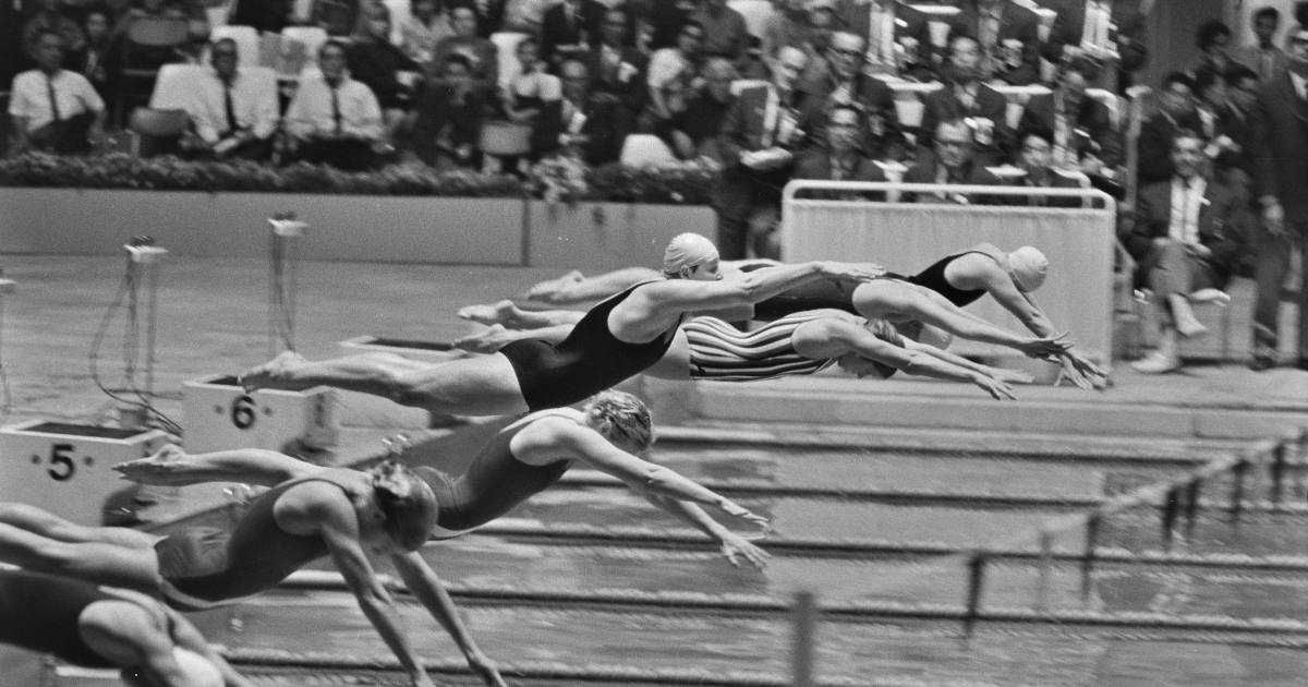 Ada Kok Was In 1964 Een Attractie In Tokio Een Blonde Stevige Meid Dat Kenden De Japanners Niet Olympische Spelen Ad Nl