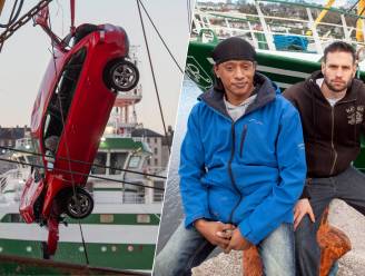 Vlaamse vissers Kevin (34) en Farid (42) redden het leven van een jonge vrouw die in het ijskoude water belandt met auto