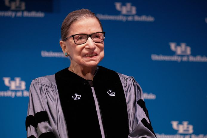 De Amerikaanse opperrechter Ruth Bader Ginsburg (87)