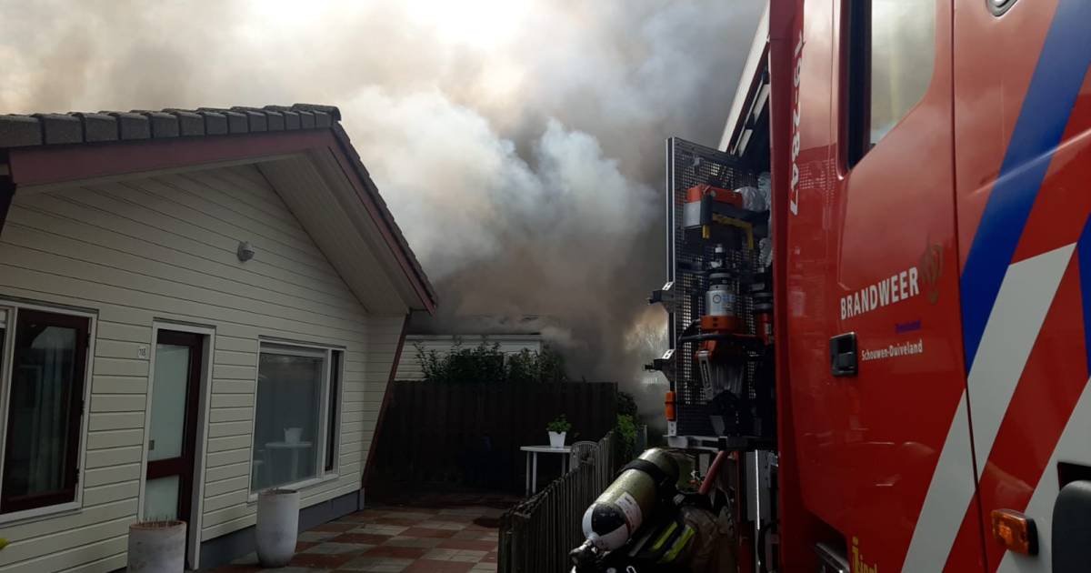 Grote brand op camping Duinrand verwoest meerdere (sta)caravans .