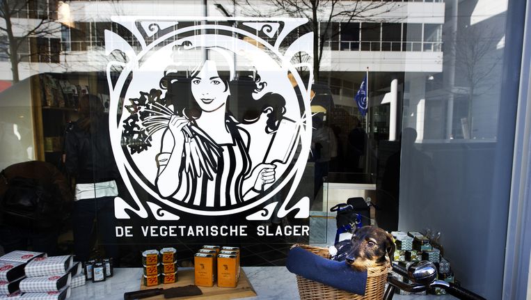 De conceptstore van de Vegetarische Slager in Den Haag Beeld anp