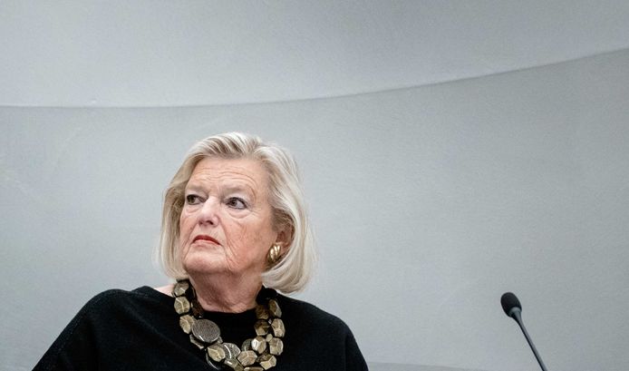 Demissionair staatssecretaris Ankie Broekers-Knol van Justitie en Veiligheid.