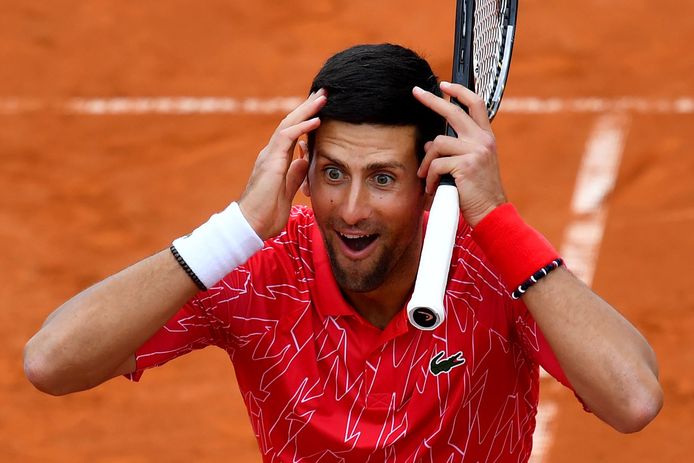 Novak Djokovic vol ongeloof op de Adria Tour.