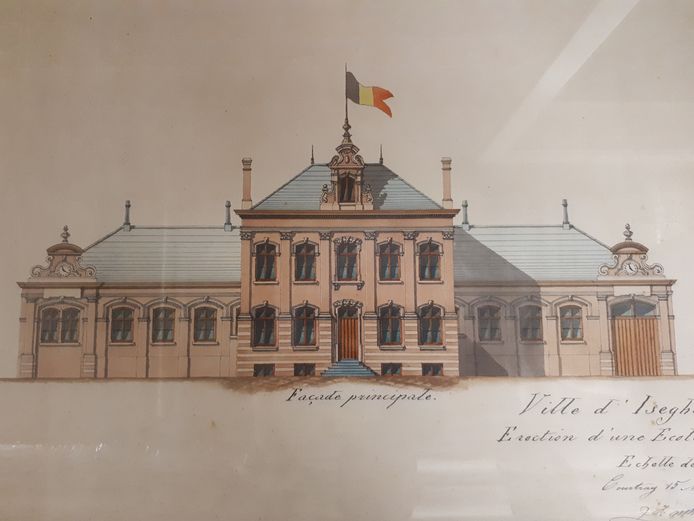 Het ontwerp dat model stond voor de school Avé Maria