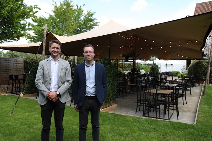 Jason Broodcoorens en Rein Janssens van Share A Dinner houden de pop-up in De Majeur.
