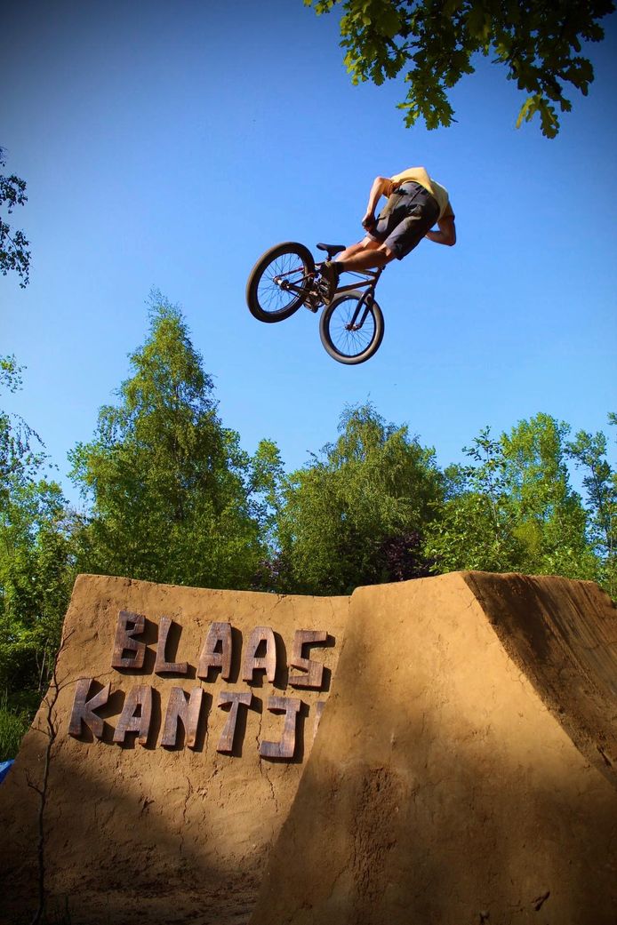 Het huidige BMX-parcours van Blaaskantje