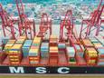 Containers in het Chinese Ningbo